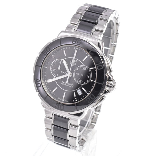 Montre TAG Heuer - Montre Formula 1 chronographe à quartz en acier inoxydable et céramique 58 Facettes m9ltxfkf0c