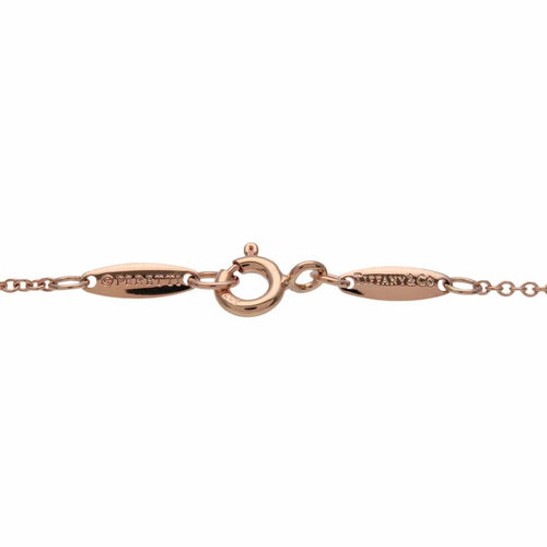 Pendentif Tiffany & Co. - Pendentif Elsa Peretti Diamonds by the Yard en or rose 18k 58 Facettes ef6zwpd3la