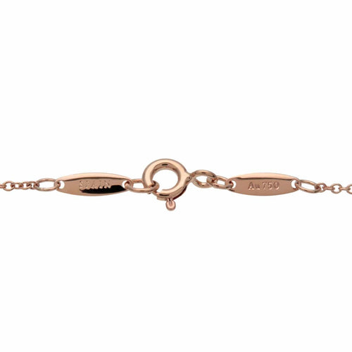 Pendentif Tiffany & Co. - Pendentif Elsa Peretti Diamonds by the Yard en or rose 18k 58 Facettes ef6zwpd3la
