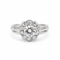 Bague 51.5 Bague marguerite en platine et diamants 58 Facettes 1.0001560/1