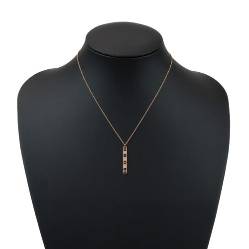 Pendentif Tiffany & Co. - Pendentif tombant Atlas à barrette ajourée en or rose 18k avec diamants 58 Facettes jg93xg0nke