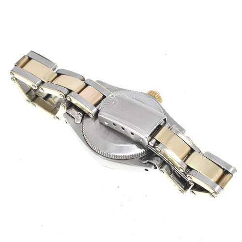 Montre Rolex - Montre Oyster Perpetual Automatic en or jaune avec index en diamants 58 Facettes hu93sjehno