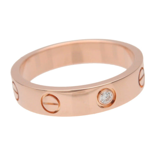 Bague 52 Cartier - Alliance Love avec 1 diamant en or rose 18k 58 Facettes ql60b6tzl2