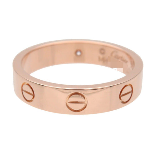 Bague 52 Cartier - Alliance Love avec 1 diamant en or rose 18k 58 Facettes ql60b6tzl2