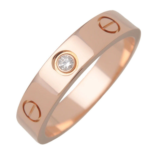 Bague 52 Cartier - Alliance Love avec 1 diamant en or rose 18k 58 Facettes ql60b6tzl2