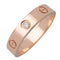 Bague 52 Cartier - Alliance Love avec 1 diamant en or rose 18k 58 Facettes ql60b6tzl2