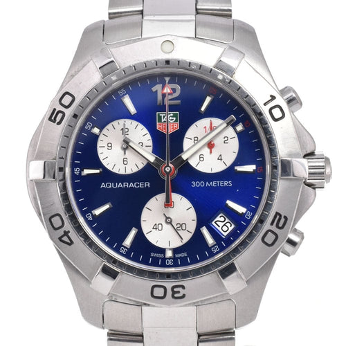 Montre TAG Heuer - Montre Aquaracer Chronographe à quartz en acier inoxydable 58 Facettes nggwlae44b