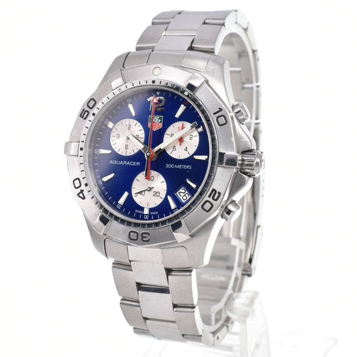 Montre TAG Heuer - Montre Aquaracer Chronographe à quartz en acier inoxydable 58 Facettes nggwlae44b