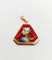 Pendentif Pendentif Art déco de Limoges en or rose 18k, plaque émaillée 58 Facettes A07964