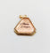 Pendentif Pendentif Art déco de Limoges en or rose 18k, plaque émaillée 58 Facettes A07964