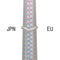 Bague 50 Tiffany & Co. Elsa Peretti - Alliance courbe en platine avec diamants 58 Facettes yek90n9k77