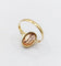 Bague 56 Art nouveau - Bague en or 18k à plaque émaillée, Limoges, vers 1910 58 Facettes A07965