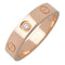 Bague 51 Cartier - Alliance Love en or rose 18k avec diamant 58 Facettes apqrot1g64
