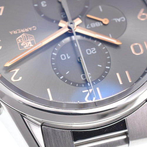 Montre TAG Heuer Carrera - Montre chronographe automatique en acier inoxydable 58 Facettes oldly876kq