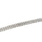 Bracelet Unoaerre - Bracelet maille queue de renard en or blanc 18 ct 58 Facettes 38033