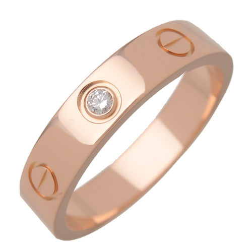 Bague 51 Cartier - Alliance Love 1 diamant en or rose 18k 58 Facettes xuf3j5ctb0