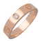 Bague 51 Cartier - Alliance Love 1 diamant en or rose 18k 58 Facettes xuf3j5ctb0