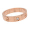Bague 51 Cartier - Alliance Love 1 diamant en or rose 18k 58 Facettes xuf3j5ctb0