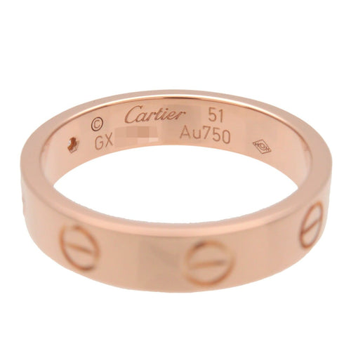 Bague 51 Cartier - Alliance Love 1 diamant en or rose 18k 58 Facettes xuf3j5ctb0