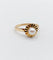 Bague 51.5 Bague Art déco en or rose 18k avec perle, monture stylisée (vers 1960) 58 Facettes A07966