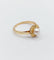 Bague 51.5 Bague Art déco en or rose 18k avec perle, monture stylisée (vers 1960) 58 Facettes A07966