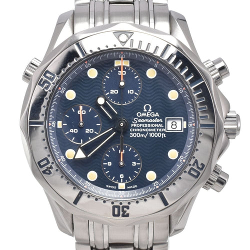 Montre Omega - Montre Seamaster Diver 300M Chronomètre Chronographe automatique en acier inoxydable 58 Facettes fmaz8lh8d5