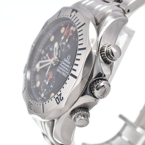 Montre Omega - Montre Seamaster Diver 300M Chronomètre Chronographe automatique en acier inoxydable 58 Facettes fmaz8lh8d5