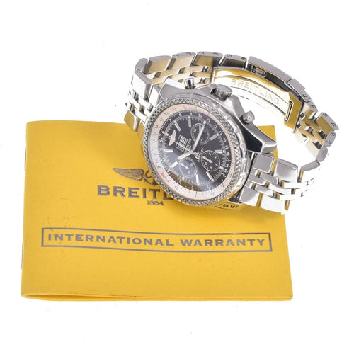 Montre Breitling Bentley 6.75 - Montre chronographe automatique en acier inoxydable et caoutchouc 58 Facettes kuoik1bqnh