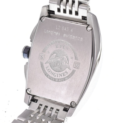 Montre Longines - Montre Evidenza automatique en acier inoxydable 58 Facettes d89do3bona