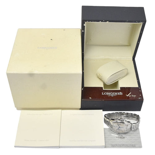 Montre Longines - Montre Evidenza automatique en acier inoxydable 58 Facettes d89do3bona