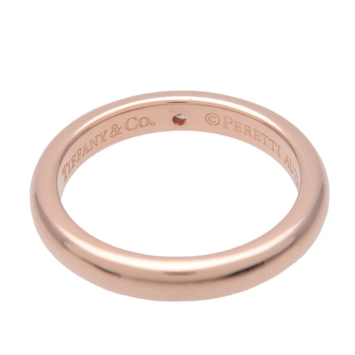 Bague 46 Tiffany & Co. Elsa Peretti - Bague de mise en empilage en or rose 18k avec diamant 58 Facettes myhfl2n87f