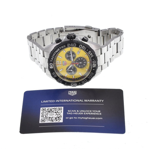 Montre TAG Heuer - Montre Formula 1 Chronograph Quartz en acier inoxydable 58 Facettes dzn40b8dt6
