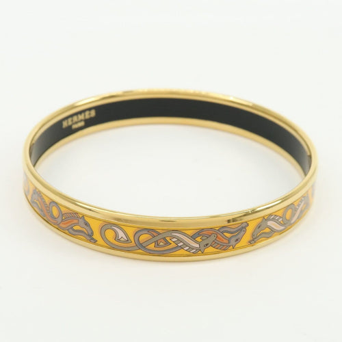 Bracelet Hermès - Bracelet jonc en émail imprimé 58 Facettes s5b2tt7b3o
