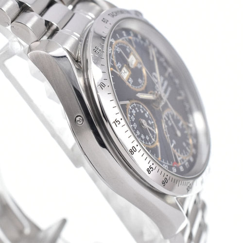 Montre Omega - Montre Speedmaster triple calendrier, chronographe automatique en acier inoxydable 58 Facettes k0xmt6vzs3