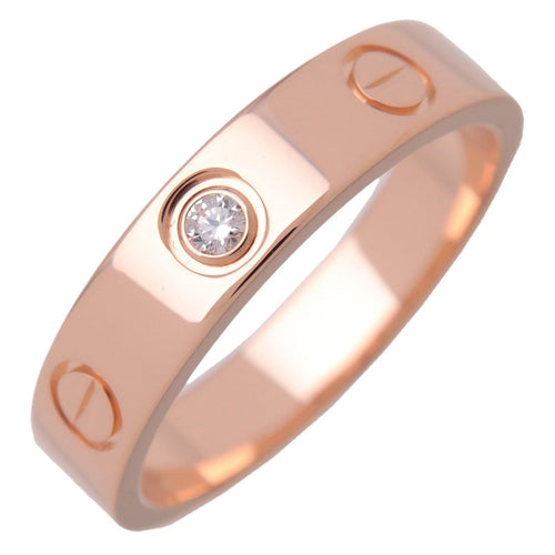 Bague 50 Cartier - Alliance Love en or rose 18k avec 1 diamant 58 Facettes qpk9jspu9o