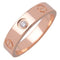 Bague 50 Cartier - Alliance Love en or rose 18k avec 1 diamant 58 Facettes qpk9jspu9o