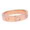 Bague 50 Cartier - Alliance Love en or rose 18k avec 1 diamant 58 Facettes qpk9jspu9o