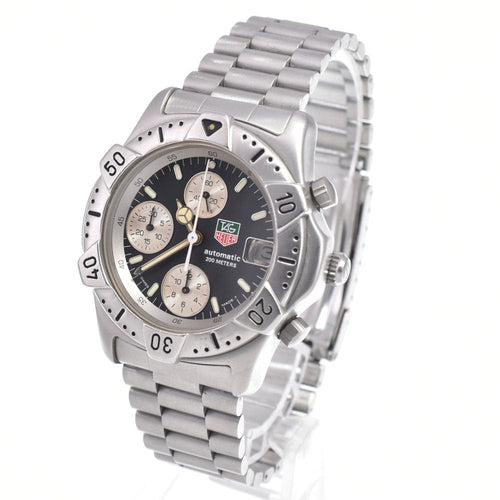 Montre TAG Heuer 2000 - Montre chronographe automatique en acier inoxydable 58 Facettes eucmijnajg