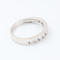 Bague 56 Demi-alliance en or blanc 18K et diamants, 0,45 ct 58 Facettes 130023