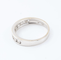 Bague 56 Demi-alliance en or blanc 18K et diamants, 0,45 ct 58 Facettes 130023
