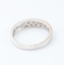 Bague 56 Demi-alliance en or blanc 18K et diamants, 0,45 ct 58 Facettes 130023