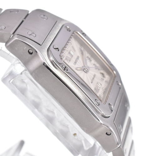 Montre Cartier - Montre Santos de Cartier Galbée automatique en acier inoxydable 58 Facettes wer6m2hakw