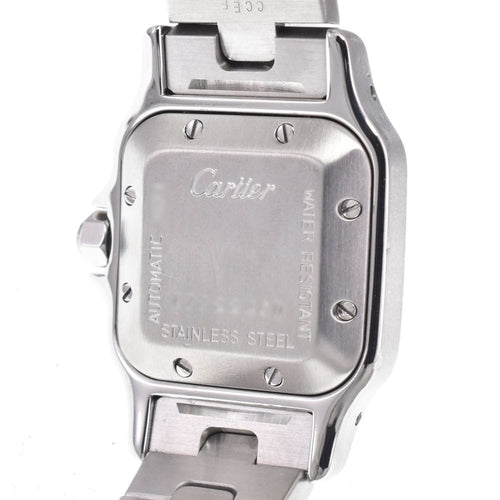 Montre Cartier - Montre Santos de Cartier Galbée automatique en acier inoxydable 58 Facettes wer6m2hakw