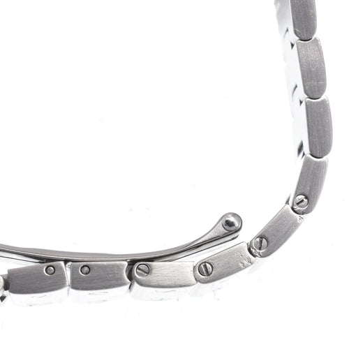 Montre Cartier - Montre Santos de Cartier Galbée automatique en acier inoxydable 58 Facettes wer6m2hakw