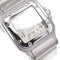 Montre Cartier - Montre Santos de Cartier Galbée automatique en acier inoxydable 58 Facettes wer6m2hakw
