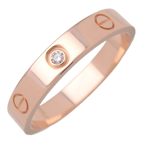 Bague 61 Cartier - Alliance Love en or rose 18k avec 1 diamant 58 Facettes garchu5dal