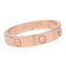 Bague 61 Cartier - Alliance Love en or rose 18k avec 1 diamant 58 Facettes garchu5dal