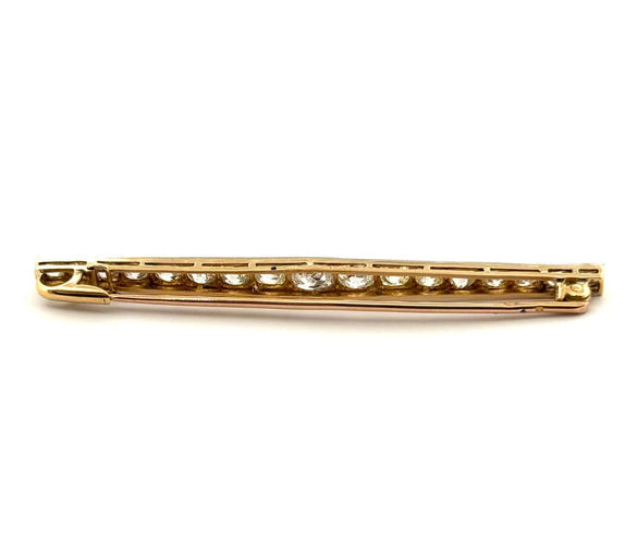 Broche Broche ancienne - Or rose 18 carats, platine et diamants taille ancienne 58 Facettes 90295