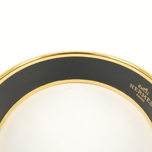 Bracelet Hermès - Bracelet jonc en émail imprimé multicolore, plaqué or 58 Facettes amtvu6jsap