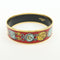 Bracelet Hermès - Bracelet jonc en émail imprimé 58 Facettes e66l8alj12